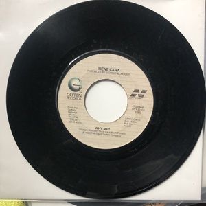 Irene Cara Why Me? Vinyl 45 Record '83